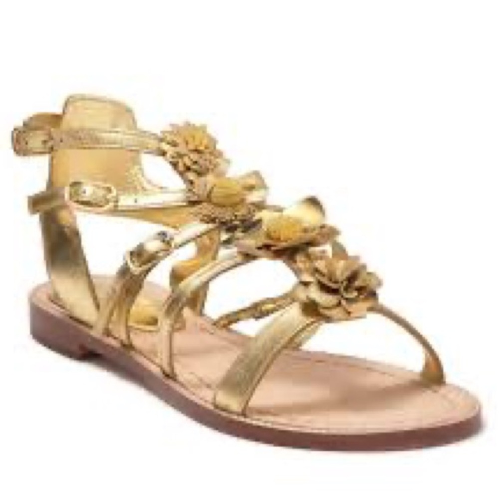 Kate Spade Gold Sadia Sandals